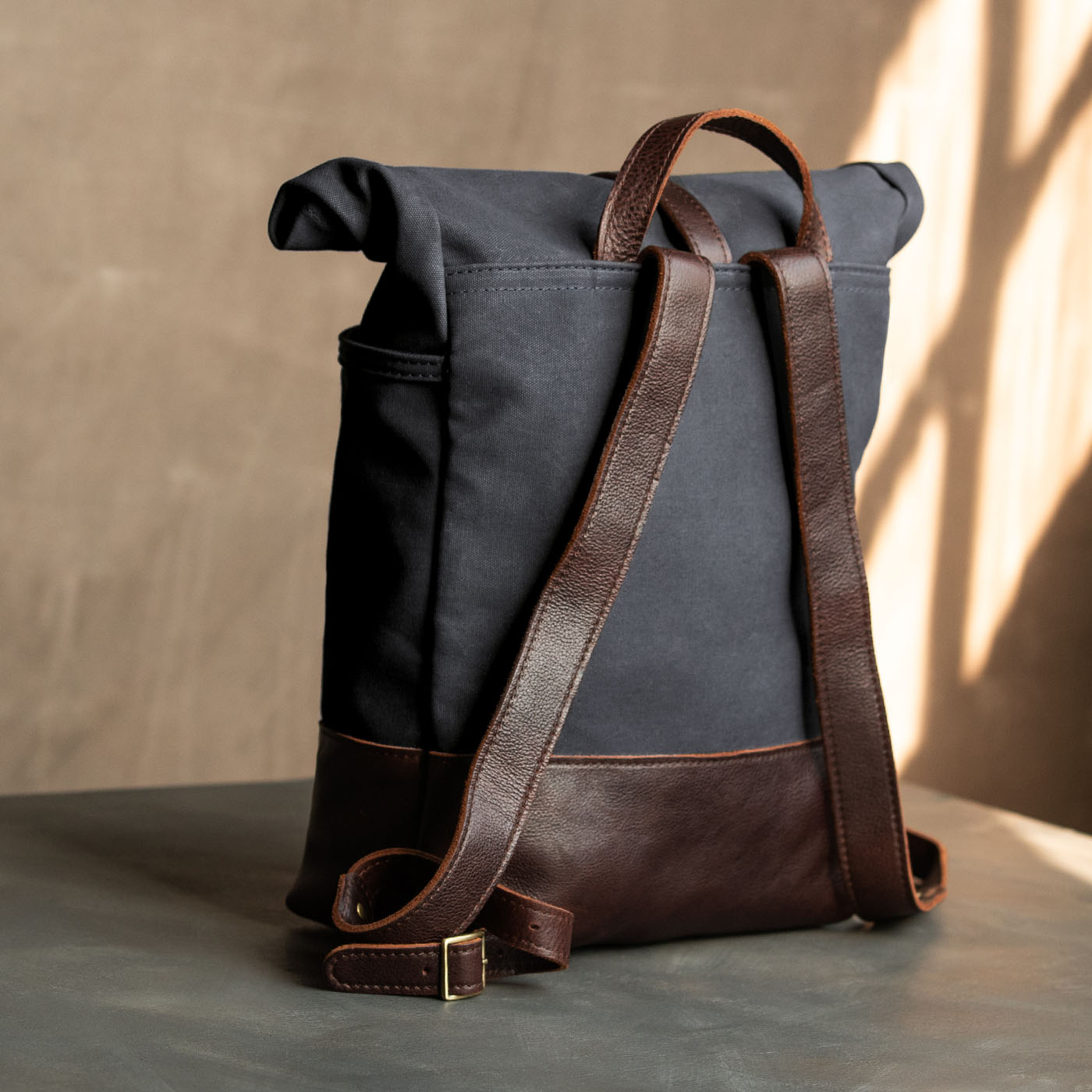 'Almost Perfect' Canvas Rolltop Backpack