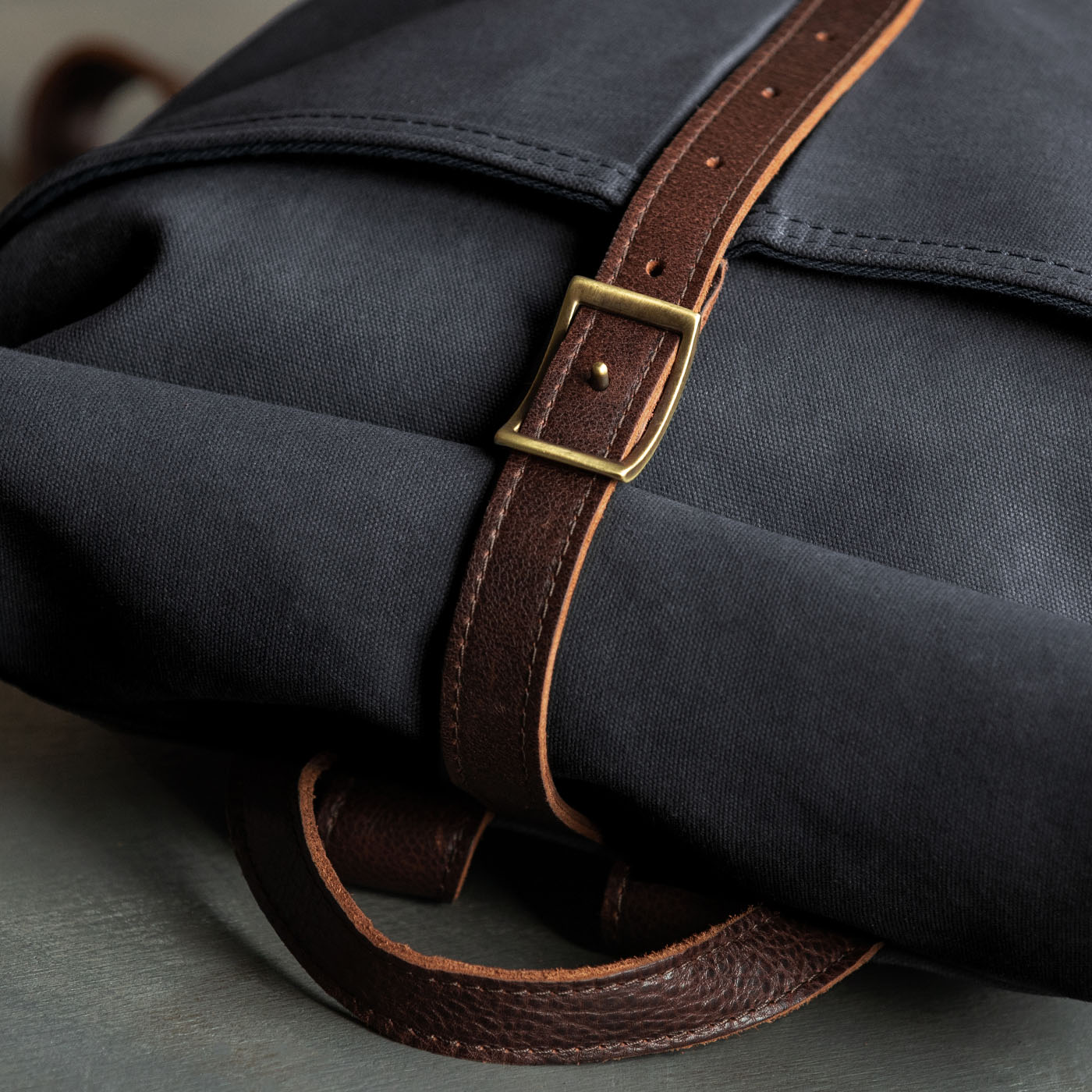 'Almost Perfect' Canvas Rolltop Backpack