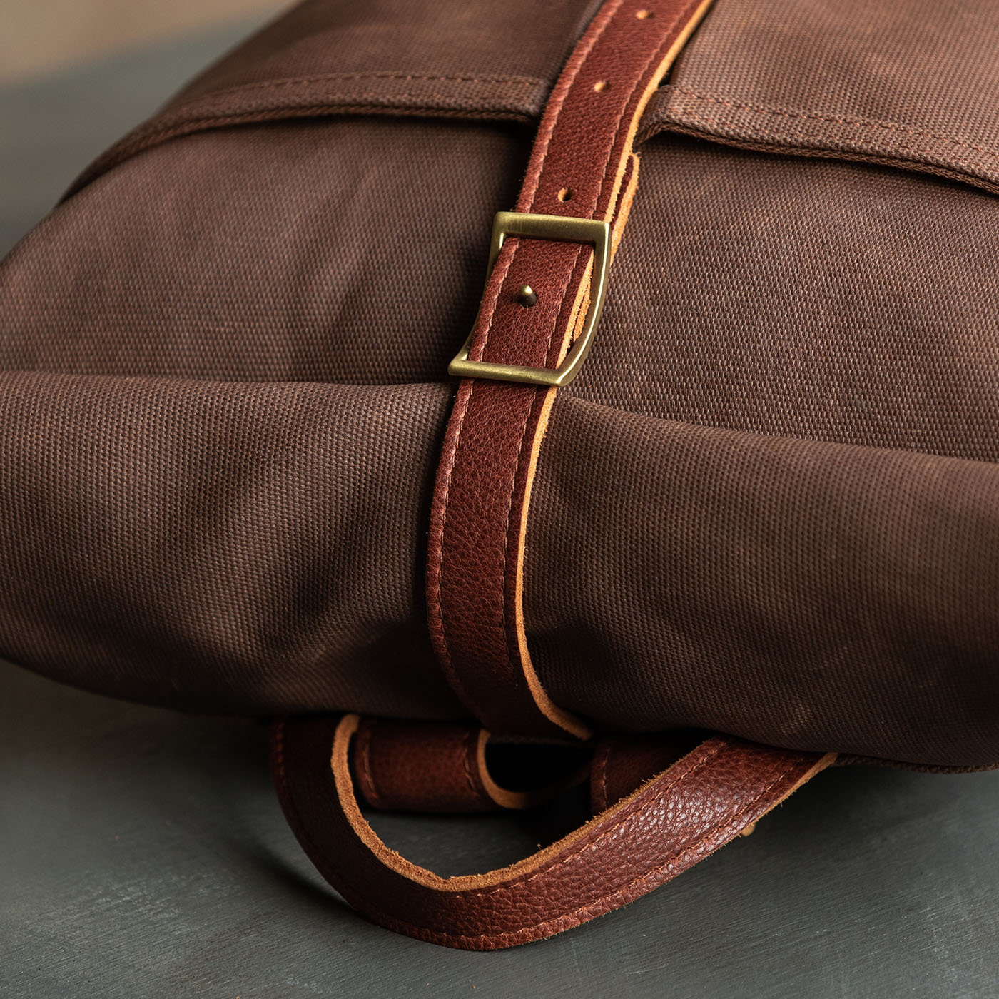 'Almost Perfect' Canvas Rolltop Backpack