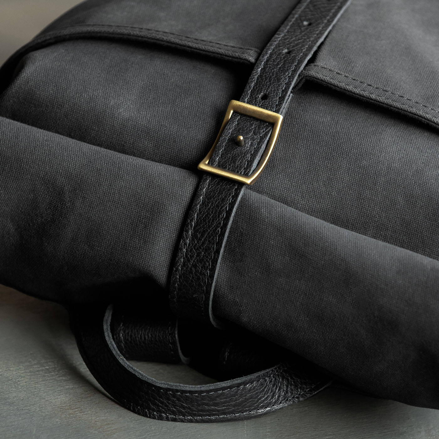 'Almost Perfect' Canvas Rolltop Backpack