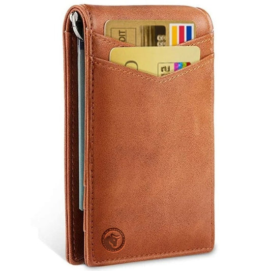 Japanese Minimalist Wallet - Light Brown