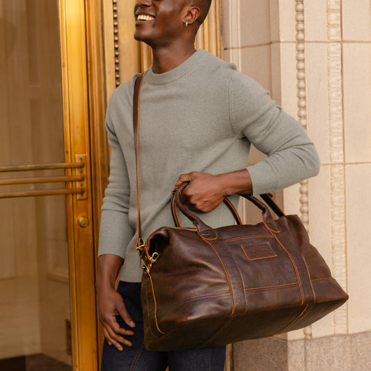 'Almost Perfect' Leather Duffle Bag