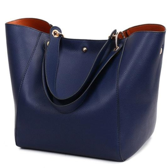 Luxury Leather Shoulder Bag | Multiple Colors