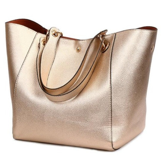 Luxury Leather Shoulder Bag | Multiple Colors