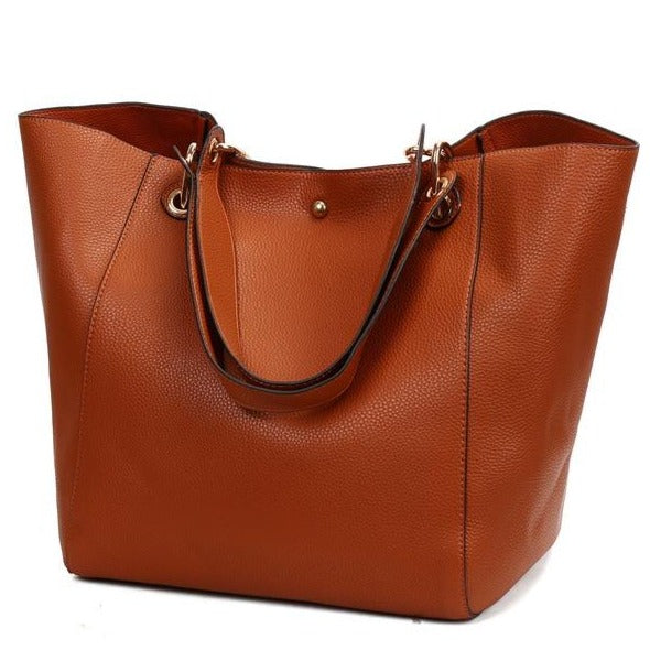 Luxury Leather Shoulder Bag | Multiple Colors