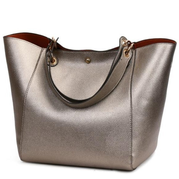 Luxury Leather Shoulder Bag | Multiple Colors